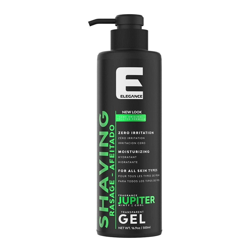 Elegance Shaving Transparent Gel Moisturizing, 16.9 Oz